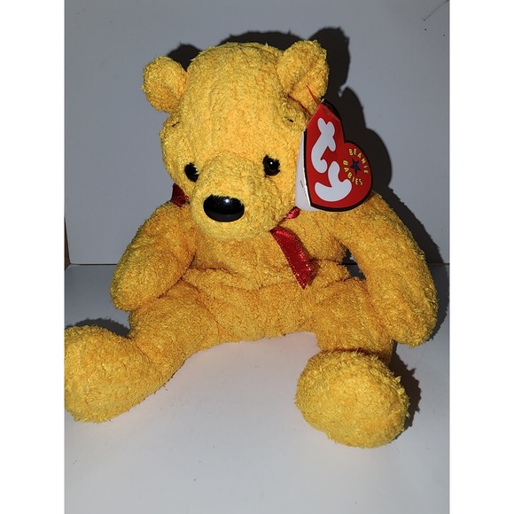 Ty Beanie Babies Poopsie The‎ Bear March 31, 2001 - Picture 1 of 9